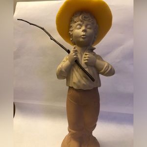 Vintage 1970s Avon catch a fish field flowers cologne/ boy whistling